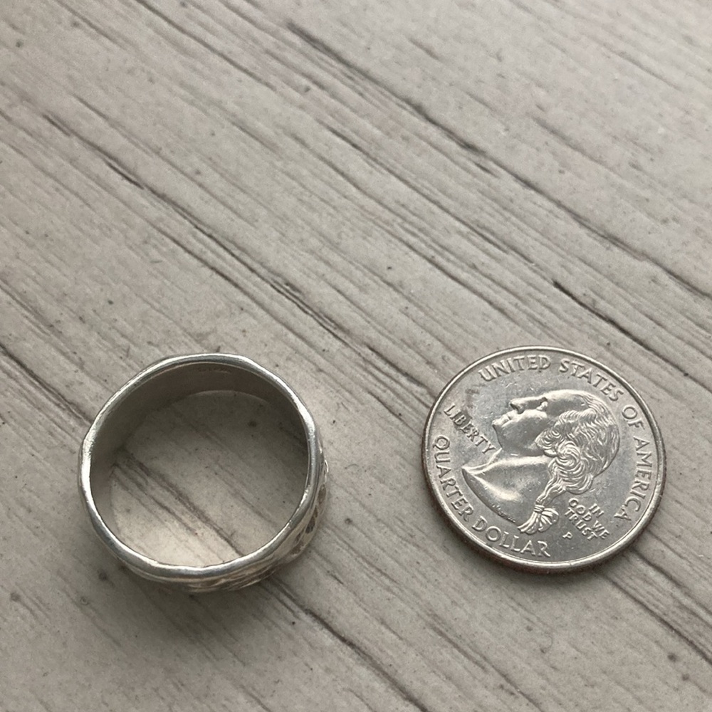 Sterling silver band - Picture 4 of 6
